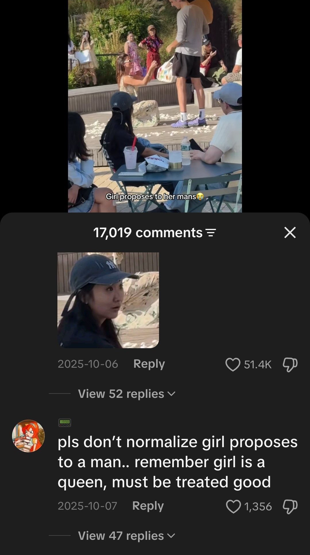 hating on women who propose